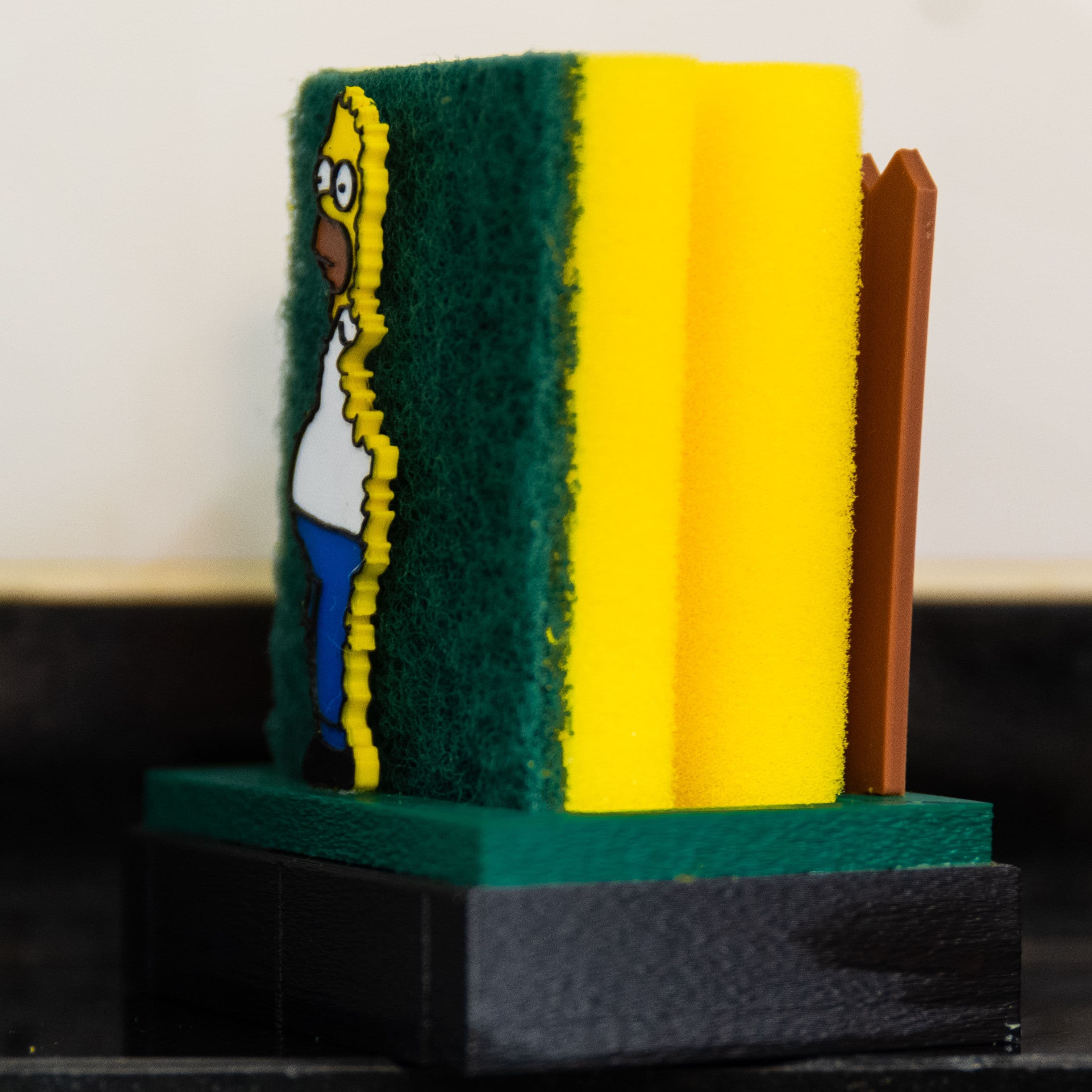 Portaesponjas Homer Simpson – Meme del arbusto para tu fregadero - Thumbnail 2